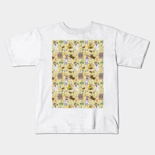 Midsommar Repeat Pattern #3 Kids T-Shirt